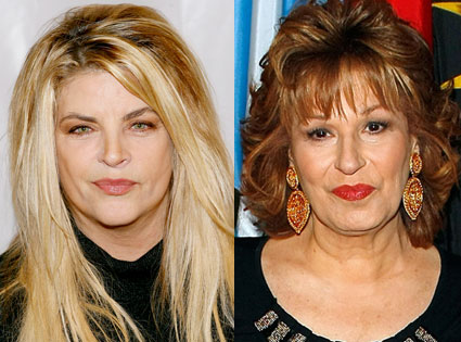 Kirstie Alley, Joy Behar Kirstie Alley, Joy Behar